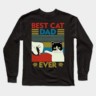 Best cat dad ever Long Sleeve T-Shirt